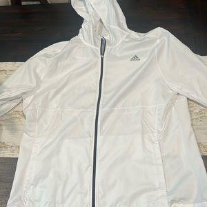 Women’s adidas hooded running windbreaker size xl